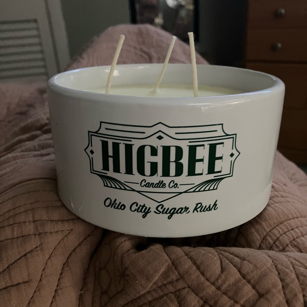 NWOT Higbee Candle Co Ohio City Sugar Rush 3 Wick Candle
